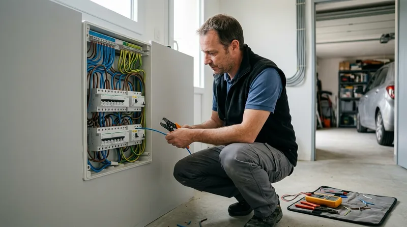 Installation d'une borne de recharge par un électricien IRVE dans le Ariège